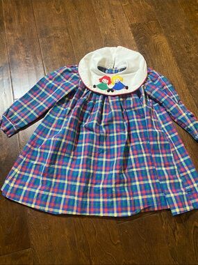 Austin & Ashley dress SZ 4T classic plaid blue multicolor